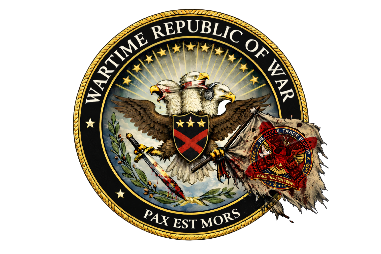 Wartime Republic of War emblem